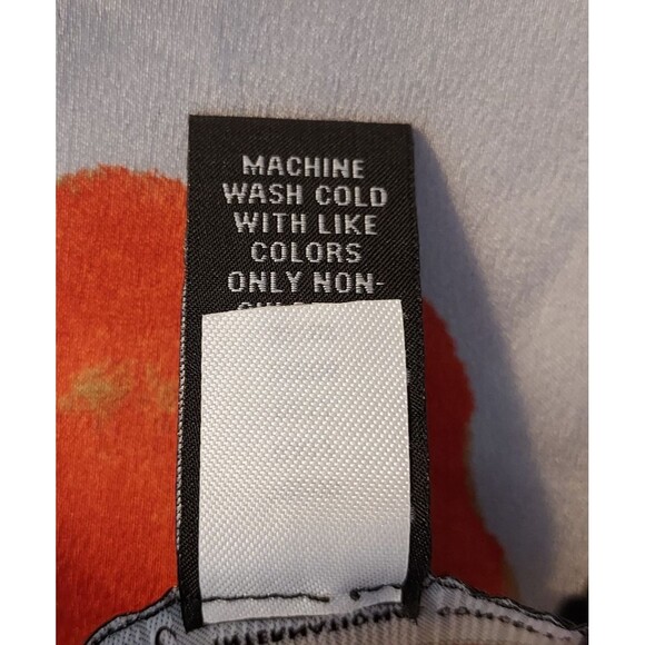 INC International Concepts Faux Wrap Top Sz Large Floral Surplice Kimono Sleeve - Picture 9 of 11